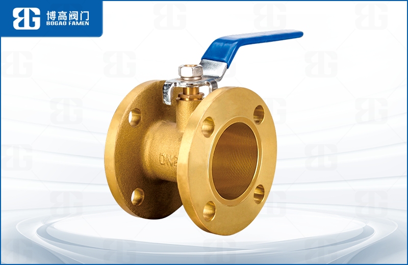 黃(huang)銅法蘭球閥(fá)