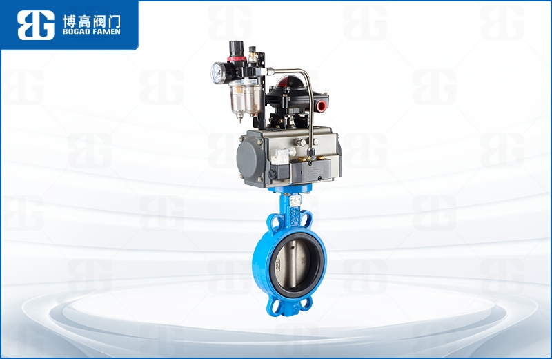 氣(qi)動對夾(jia)中線蝶(dié)閥